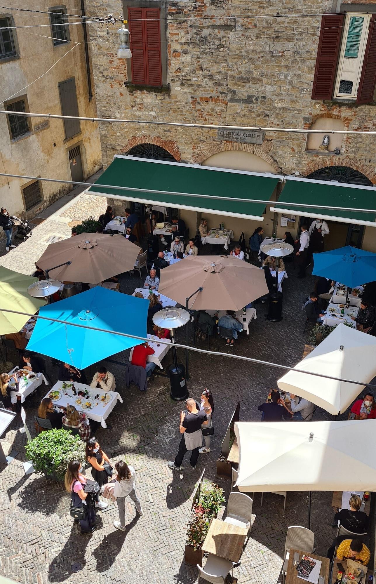 Hotel Piazza Vecchia Bérgamo Exterior foto